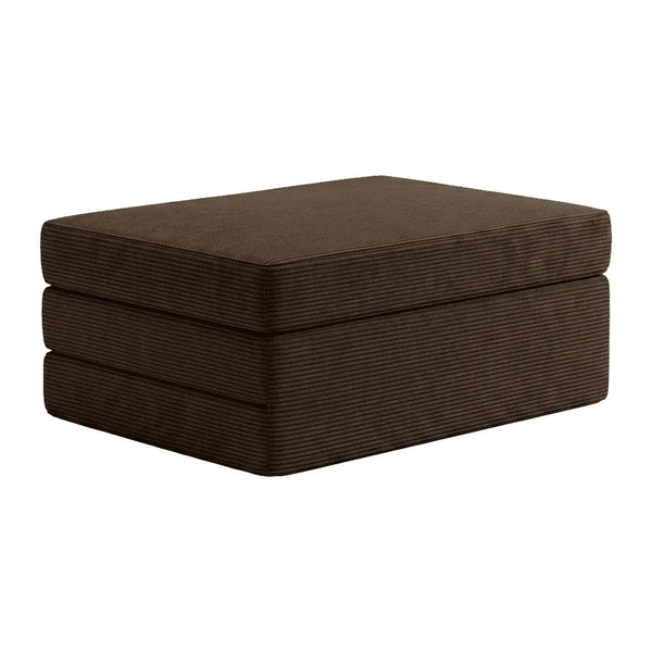 Foldemadrass på mål i velvet - Walnut - S2513