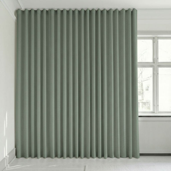 Blendingsgardin på mål – Klint - Olive Green - C3008