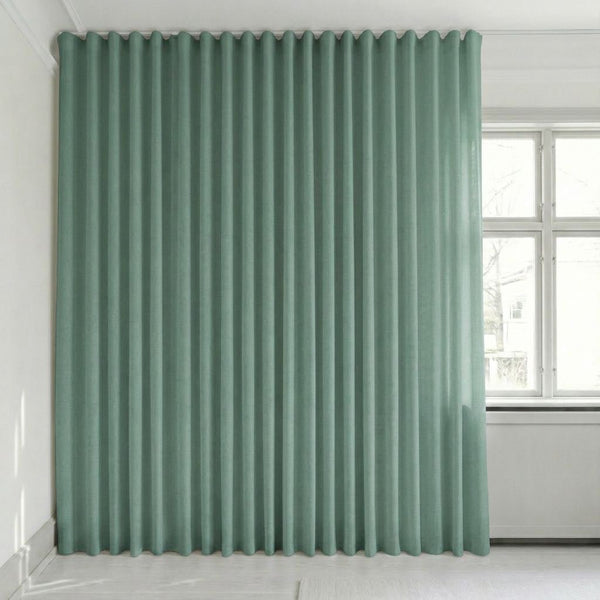Semitransparent gardin på mål – Rooma - Mint - C1634