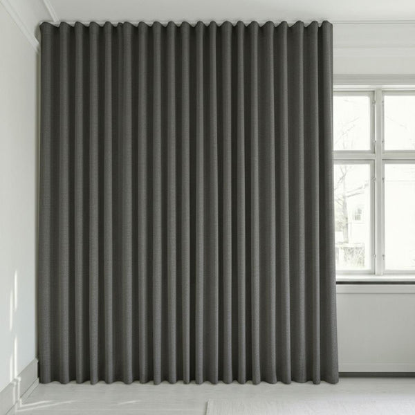 Blendingsgardin på mål – Veera - Gunmetal - C3108