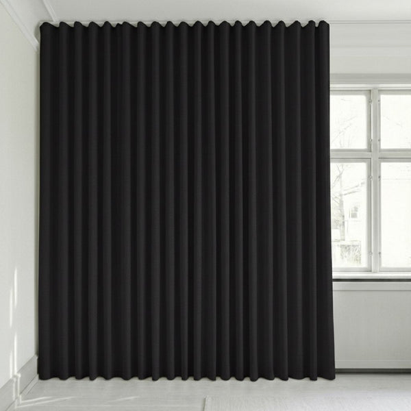 Blendingsgardin på mål – Veera - Jet Black - C3111