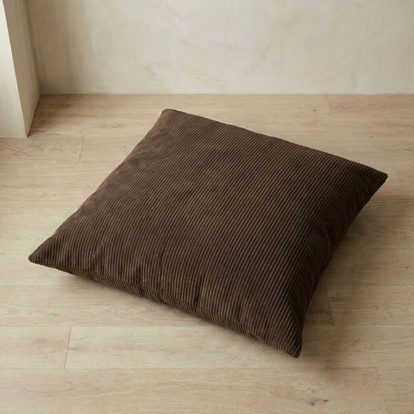 Gulvpute på mål i velvet - Walnut - S2513