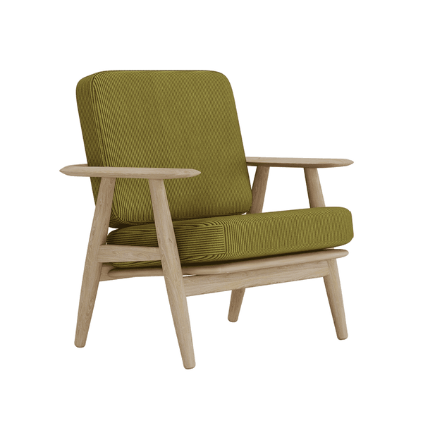Putesett til Wegner GE 240/290 i velvet - Army - S2506