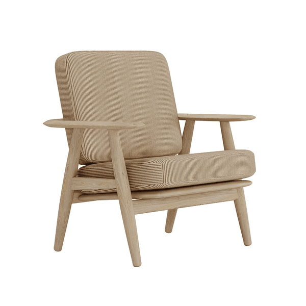 Putesett til Wegner GE 240/290 i velvet - Sand - S2500
