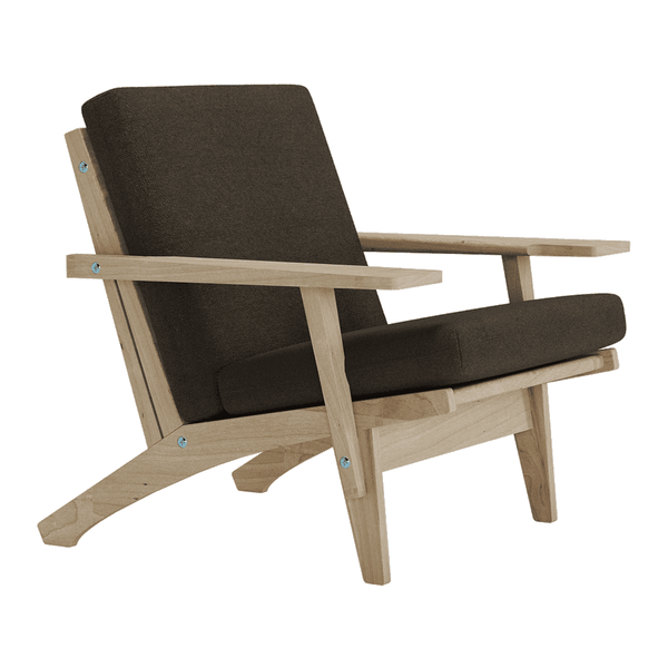 Putesett til Wegner GE 370 i ull - Brun - S7002.