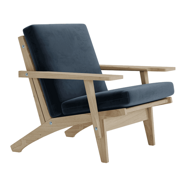 Putesett til Wegner GE 370 i velour - Greenness - S6016.