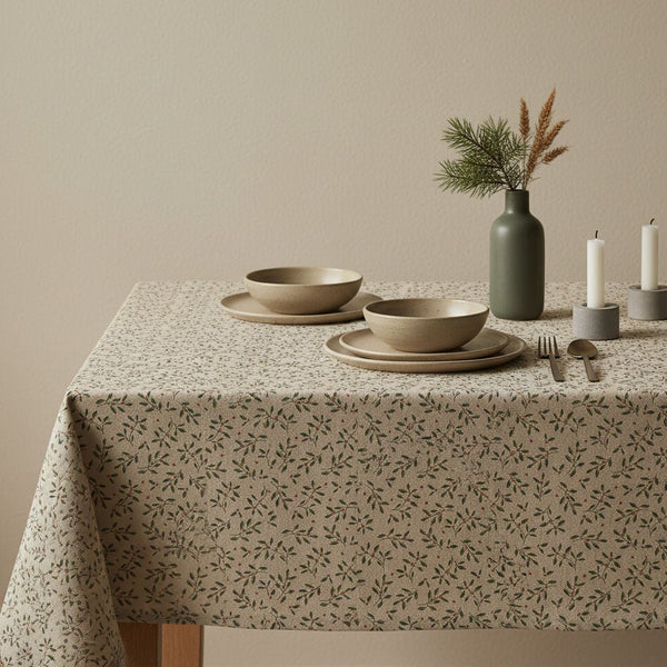 Juleduk med motiv - Little Holly Branch