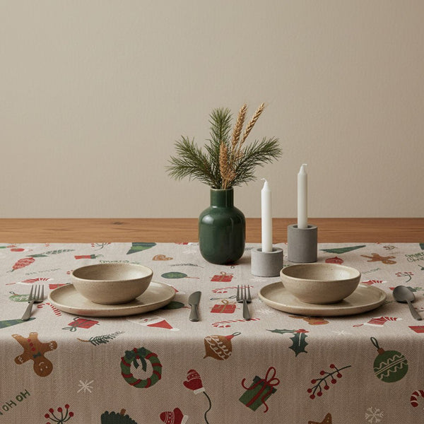Juleduk med motiv - Xmas Decoration Mix