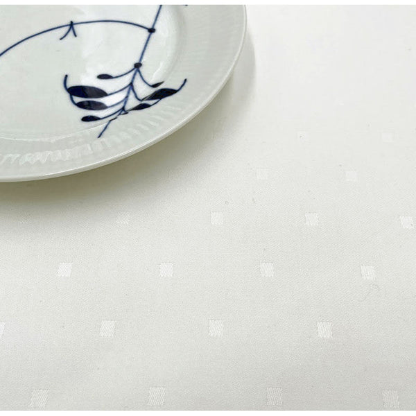 Rund dug - Damask.