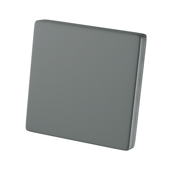 Ryggpute på mål i kunstskinn - Chrome - S3105.