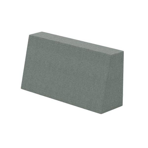 Skrå ryggpute på mål i Cosy - Light grey - S8106