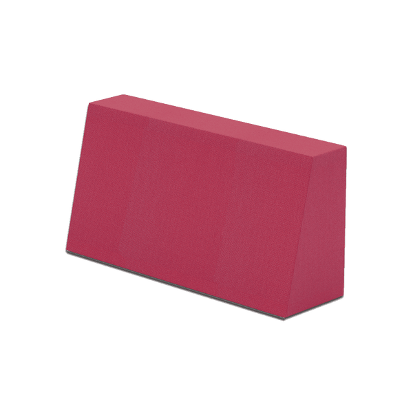 Skrå ryggpute på mål i Sunbrella - Pink - S4234