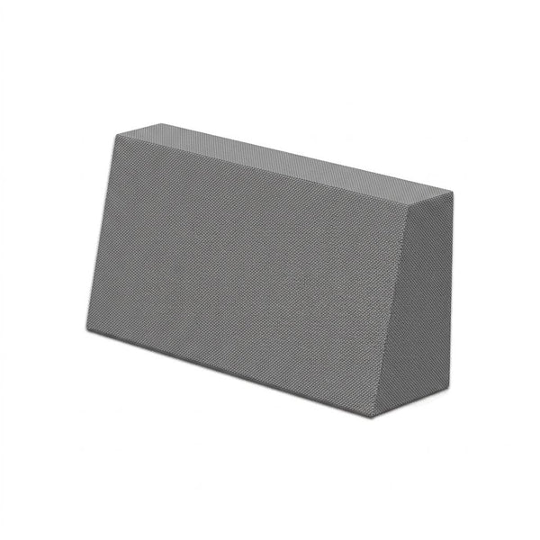 Skrå ryggpute på mål i Sunproof - Silver - S5206.