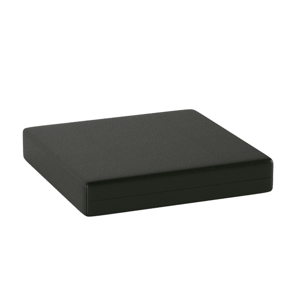 Sittepute på mål i kunstskinn - Black - S3107