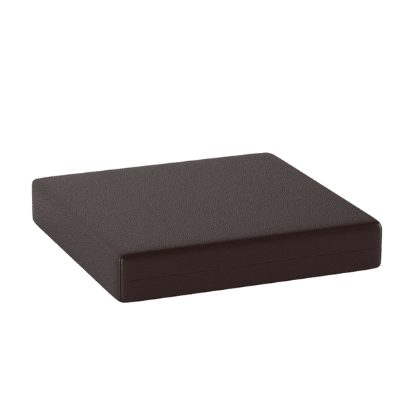 Sittepute på mål i kunstskinn - Chocolate - S3106